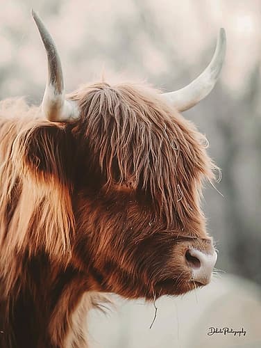 Highland Pose Minimalist Print