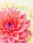 Dahlia Splatter Art Print by Dogwood Portfolio