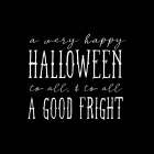 Halloween Good Fright Art Print by Dogwood Portfolio