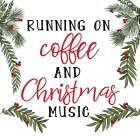 Coffee and Christmas Music Art Print