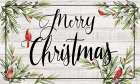 Merry Christmas Cardinals Art Print