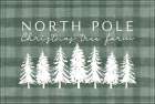 North Pole Christmas Tree Farm Art Print by Dogwood Portfolio