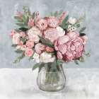 Pretty Pink Posies Art Print