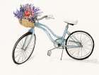 Flower Bicycle II Art Print by Dogwood Portfolio