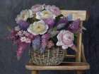 Basket of Blooms Art Print