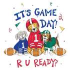 Football Dogs Art Print