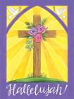 Hallelujah! Cross with Doves Art Print