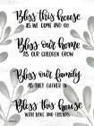 Bless this House Art Print by Imperfect Dust