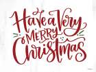 Have a Very Merry Christmas Art Print by Imperfect Dust