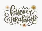 Forever And Always Art Print