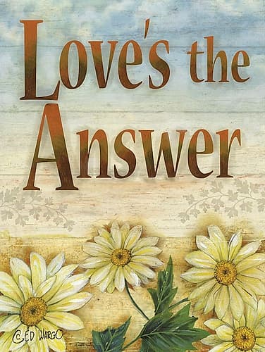 Loves the Answer Art Print
