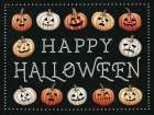 Happy Halloween Jack-O-Lanterns Art Print