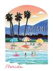Miami Art Print