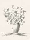 Sketchy Bouquet I Art Print
