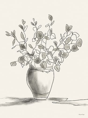 Sketchy Bouquet III Art Print