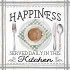 Happiness Served Daily Art Print