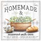 Homemade And Seasoned with Love Art Print