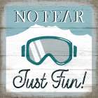 No Fear Just Fun Art Print
