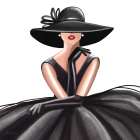 Fashion Lady II Art Print