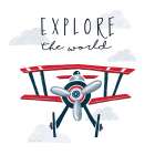 Explore the World Art Print