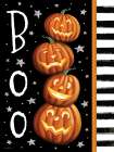 Boo Pumpkins Art Print