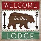 Welcome to the Lodge Art Print