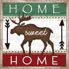 Home Sweet Home Lodge Art Print