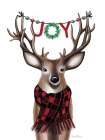 Joy Deer Art Print