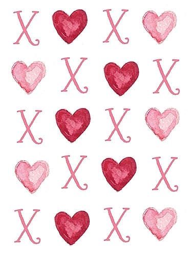 Hugs and Hearts Art Print
