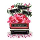 Loads of Love Truck Art Print