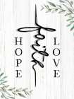 Faith, Hope and Love Art Print