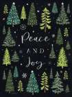 Peace And Joy Christmas Trees Art Print