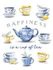 Happiness is a Cup of Tea Art Print