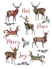 Merry Reindeers Art Print