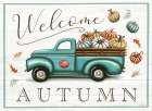 Welcome Autumn Truck Art Print