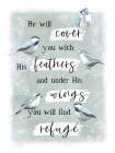 He Will Cover You Art Print