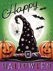 Magical Halloween Witch Hat I Art Print
