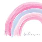 Believe Rainbow Art Print