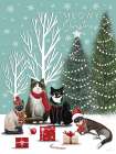 Christmas Cats Art Print