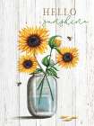 Hello Sunshine Sunflowers Art Print