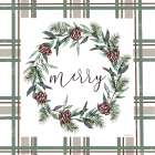 Merry Wreath Art Print