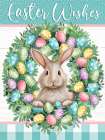 Easter Wishes Wreath Art Print