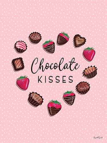 Chocolate Kisses Food Print