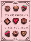 Love and Chocolate is All You Need Art Print