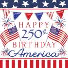 Happy 250th Birthday America Art Print