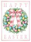 Happy Easter Wreath Art Print