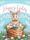 Happy Easter Bunny Basket Art Print