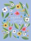 Happy Spring Floral Art Print