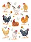 Chickens Art Print