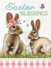 Easter Blessings Bunnies Art Print